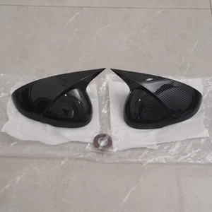 For Kia K5 2020-2024 Carbon Fiber Style Rear View Mirror Cover Cap Trim Add-On - Picture 1 of 12