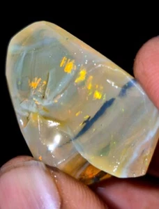 Natural Ethiopian Opal Rough, Raw Opal, fire opal, multi Fire Opal Rough AK 5 - Picture 1 of 2