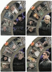 Stargate SG-1 Season 4 Heroes in Action Insert Set (H1-H4) Rare - Picture 1 of 1