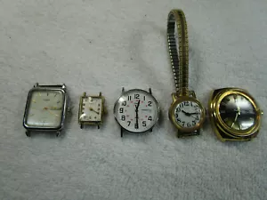 5 Timex Uhren Day Date WR Automatik läuft & aufziehbar läuft 3 weitere 160-54-41 - Bild 1 von 7