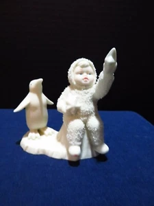 VTG DEPT 56 SNOWBABIES WISHING ON A STAR WITH PENGUIN SB3 - Picture 1 of 5