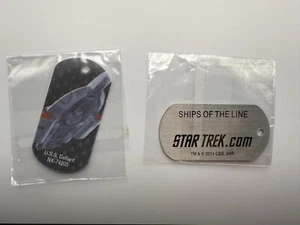 SDCC EXCLUSIVE Star Trek Metal Ships of the Line Dog Tag U.S.S Defiant NX-74205 - Bild 1 von 1