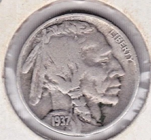 1937 Buffalo Nickel in VERY GOOD condition ~ PLEASE SEE THE SCAN - Picture 1 of 4