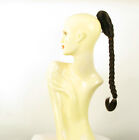 Hairpiece ponytail plait 19.69 long chocolate copper wick 4/6h30