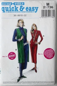 Neue Mode 21736 Misses Dresses Vest Sewing Pattern Sz 10-22 - Picture 1 of 1