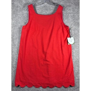 Kate Spade New York rotes Etuikleid mit gewelltem Saum Damen Größe L - Bild 1 von 10