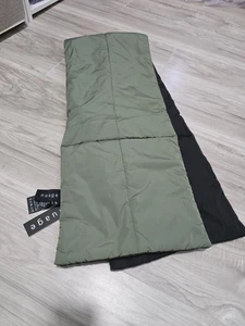 Bufanda acolchada reversible talla única Nuage negra verde - Imagen 1 de 6