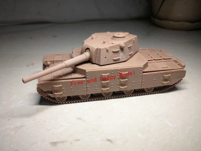 3D-печать модель 1/72 японский тип 5 тяжелый боевой танк модель неокрашенный - Изображение 1 из 4