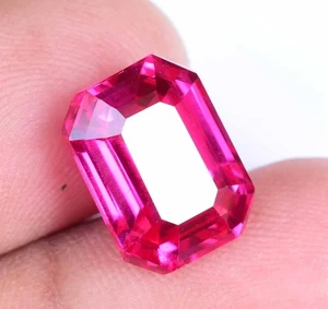 Flawless 8.90 Ct Natural Mogok Rose Pink Ruby Certified Emerald Loose Gemstone - Picture 1 of 8