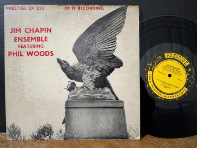 Jim Chapin Ensemble Featuring Phil Woods 1955 Prestige 10" Billy Byers Bop P/ear - Imagem 1 de 3