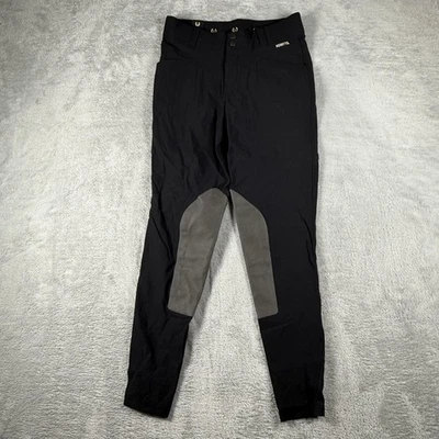 Pantalones Kerrits para mujer medianos negros parche en la rodilla calzoncillos para montar leggings ecuestres Foto 1 de 4