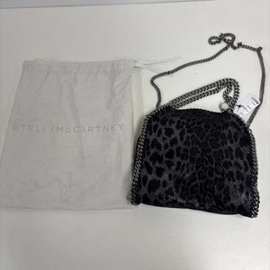Stella McCartney Leopard Print Faux Calf Hair Falabella Tote - Picture 1 of 13