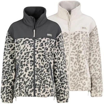 Sublevel Damen Teddyfleece-Jacke Damenjacke Fleecejacke Teddyjacke Leo LSL-544