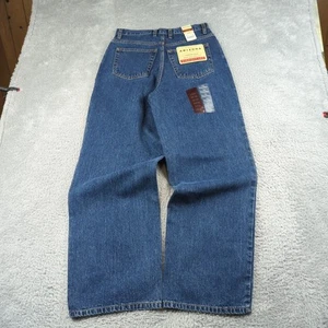 VTG Y2K Arizona Jean Boys 18 29x30 Blue Wide Leg Straight 90s Skater Denim Loose - Picture 1 of 21