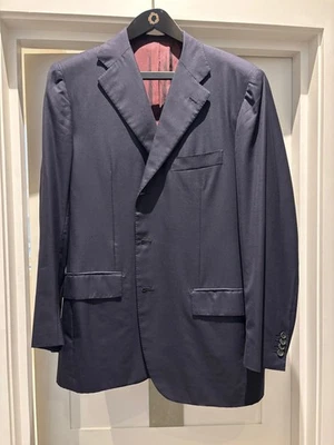 Kiton Navy Jacket 52R - Image 1 of 3