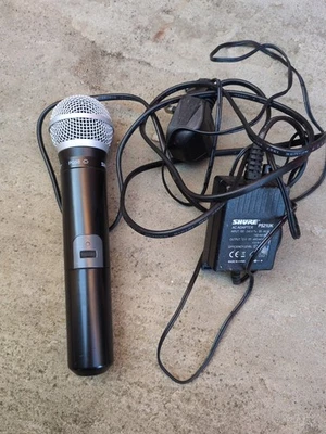 Shure Pg58 Wireless Microphone And Adapter Dynamic Dj - Image 1 of 3