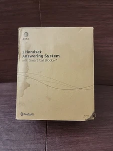 AT&T BL102-3 - 3 Handset Answering System with Smart Call Blocker Bluetooth NEW - Picture 1 of 3