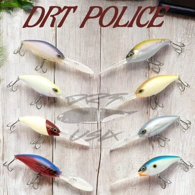 DRT Police Super Deep Diving Crankbaits - Choose Color (FREE SHIPPING) - Image 1 of 4