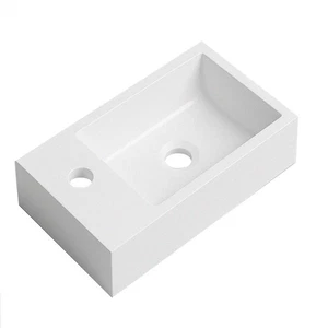 Waschbecken Angela 40 x 22 cm - Weiß - Waschbecken für Waschbeckenunterschrank - Bild 1 von 3