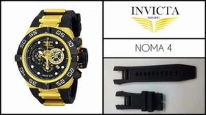 New Black Silicone Rubber Watch Band Strap For Invicta Subaqua Noma IV 1154 - Picture 1 of 5