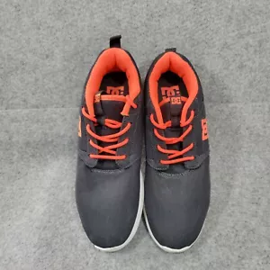 DC Shoes Midway Womens 9 Gray Coral Skateboarding Sneakers Lightweight Logo - Picture 1 of 9