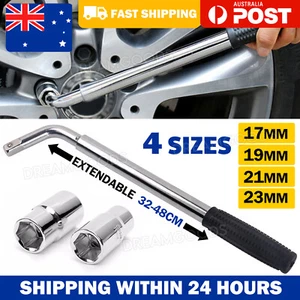 17 19 21 23mm Extendable Telescopic Car auto Wheel Brace Socket Tyre Nut Wrench - Picture 1 of 9