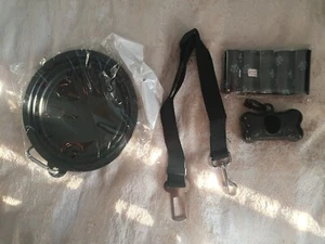 Pet Bundle 1x Pet Car Belt 1x Bowl Collapsible Bowl 1x Bone Waste Bag Holder... - Picture 1 of 4