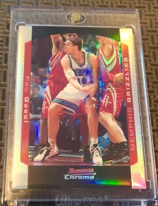 2004-05 Bowman Chrome Pau Gasol #16 refractor serie #'D 60/300 🔥📈 Salón de la fama - Imagen 1 de 4