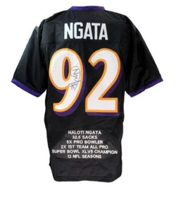 Camiseta Haloti Ngata Autografiada Baltimore Ravens Personalizada JSA 186823 - Imagen 1 de 5