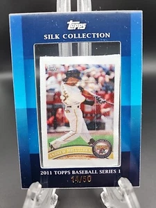 2011 Topps Andrew McCutchen Silk Framed 14/50 - Picture 1 of 7