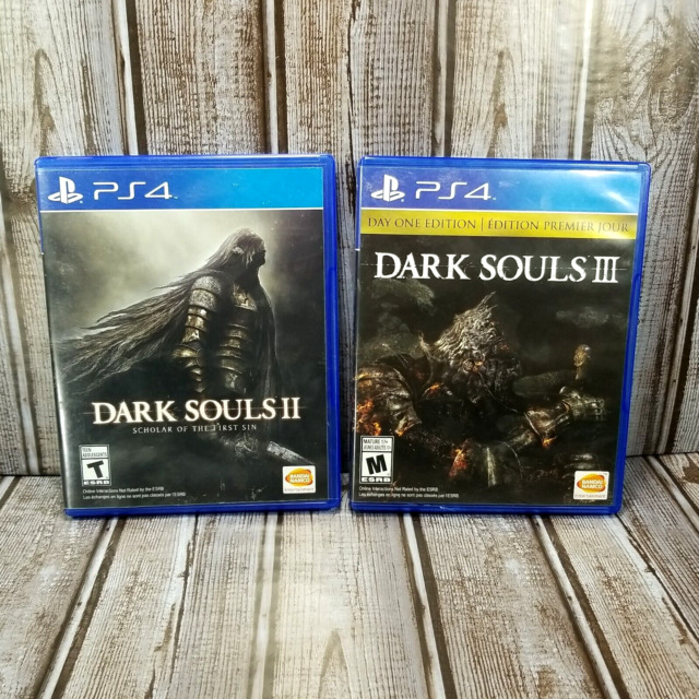 Dark Souls II: Scholar of the First Sin PS4 Replacement Box Insert Art Only