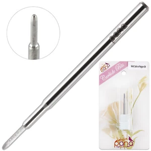 USA PANA Professional 3/32" Silver Solid Polygon Carbide Bit -For Callus Removal - Picture 1 of 7
