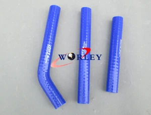 BLUE SILICONE RADIATOR WATER HOSE KIT for KTM 125 SX 144 SX 150 2007 08 09 2010 - Foto 1 di 5
