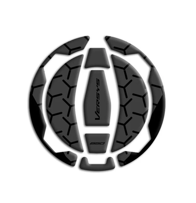 AZ GRAPHISHOP Protezione tappo benzina Resina 3D per Kawasaki Versys 650 2022 GP-791 GR