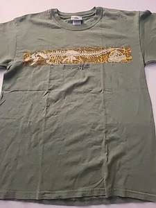Jurassic Park Dinosaur Print Shirt Men's Medium Universal Studios - Picture 1 of 11