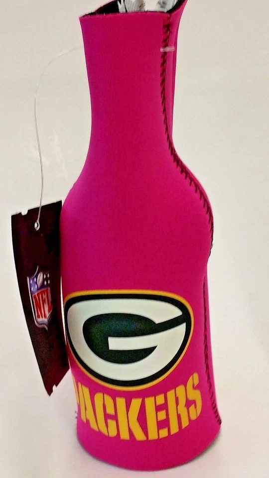 NFL Green Bay Packers Bottle Cooler, Coozie, Koozie, Coolie, NEW (Pack of 2) - Image 1 of 2