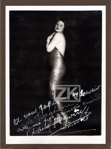 RACHEL DEVIRYS Actrice Russe Blanc Film La Vocation Autographe Photo 1928 - Foto 1 di 1