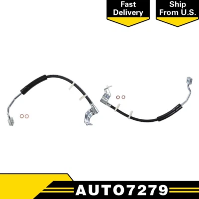 Manguera de línea de freno delantero Sunsong para Ford F-150 1999 2000 2001 2002 2003 Foto 1 de 4