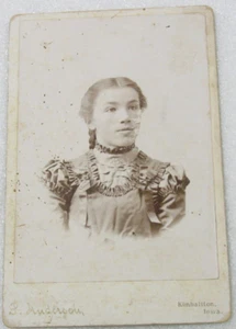 P. Andersen Photograph Cabinet Card, Regmar Rasmussen on Back, Kimballton, Iowa - Picture 1 of 2
