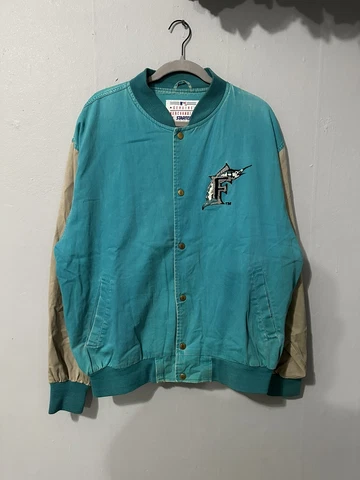 Florida Marlins Starter Vintage 90s Varsity Jacket Size Large Cover