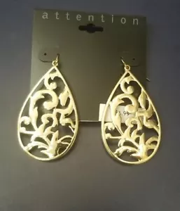 Atención Moda Joyería Pendientes Colgantes - Color Dorado NUEVO - Imagen 1 de 4