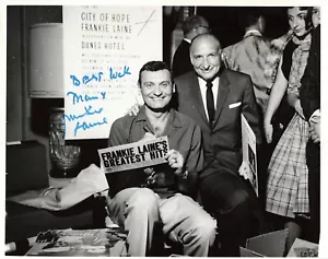 Frankie Laine Singer Songwriter Signed Autograph 8 x 10 Photo PSA DNA - Bild 1 von 3