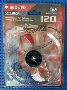 NEW Computer Case Fan Kingwin 120mm CFR012LB - Picture 1 of 2