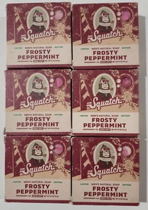 Dr. Squatch Men's Natural Soap Frosty Peppermint Lot of SIX 5 oz. BARS - Picture 1 of 6
