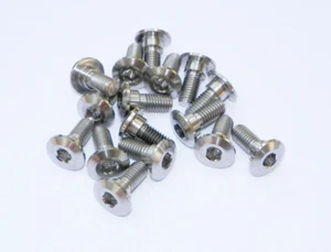 Tornillos de rotor de freno métrico de titanio M8 x 1,25 x 20 mm con vástago (hombro) - Imagen 1 de 1