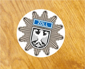ZOLL Aufkleber Sticker Auto Strafzettel DPolG GdP Polizei Plakette Stern Mi499 - Picture 1 of 1
