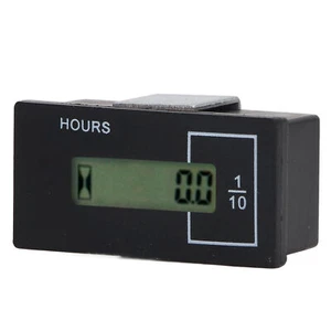 Misuratore ore escavatore display LCD chip universale integrato timer elettronico telecomando - Foto 1 di 22