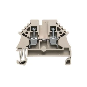 2pcs WEIDMULLER WDU 2.5N 1023700000 Feed-through Terminal Block Dark Beige New ✦ - Picture 1 of 6