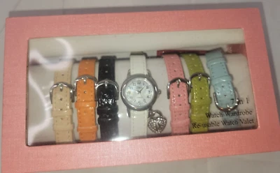 VIVANI LADIES WATCH INTERCHANGEABLE 7 BAND WARDROBE W/CHARM - Image 1 of 3