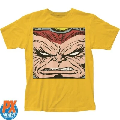 Camiseta Amarilla MODOK Para Hombre Exclusiva Marvel Previews NUEVA Foto 1 de 2